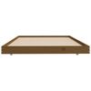 vidaXL Estructura de cama madera maciza pino marr&oacute;n miel 100x200 cm