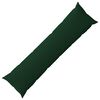 vidaXL Coj&iacute;n con almohada HEERLEN Verde oscuro 40 x 145 cm Tela