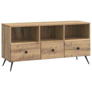 vidaXL Mueble de TV con caj&oacute;n Roble Artesanal 102 x 34,5 x 50 cm