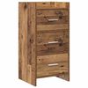 vidaXL Aparador Madera envejecida 40 x 36 x 80 cm Madera de ingenier&iacute;a