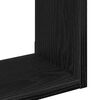 vidaXL Estante de pared roble negro 90x16x78 cm madera de ingenier&iacute;a