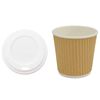 vidaXL Vasos de caf&eacute; de papel con tapa 1000 uds 4oz 100ml