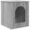 vidaXL Casa para Gatos Gris Sonoma 53 x 52 x 62 cm