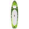 vidaXL Set de tabla de paddle surf hinchable verde 360x81x10 cm