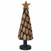 vidaXL &Aacute;rbol de Navidad Marr&oacute;n 61 cm Madera de teca maciza