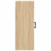 vidaXL Armario de pared madera ingeniería roble Sonoma 34,5x34x90 cm