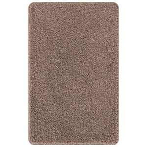 vidaXL Alfombrilla de ba&ntilde;o antideslizante Marr&oacute;n 50 x 80 cm PP