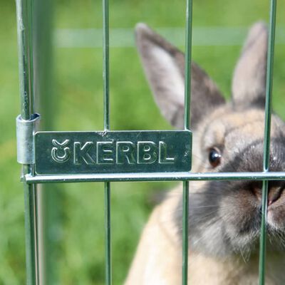 Kerbl Corral para mascotas al aire libre Easy metal plateado 82845