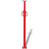 vidaXL Prop Acrow Manual Rojo 180 x 12,5 x 12,5 cm
