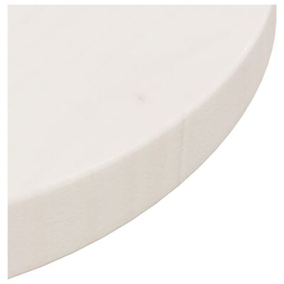 vidaXL Superficie de mesa madera maciza de pino blanco Ø30x2,5 cm