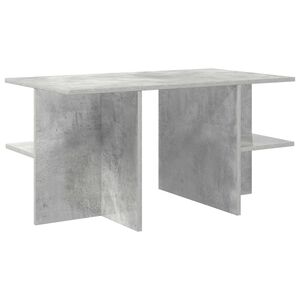 vidaXL Mesa de Caf&eacute; Gris Hormig&oacute;n 87 x 50 x 45 cm Madera de ingenier&iacute;a