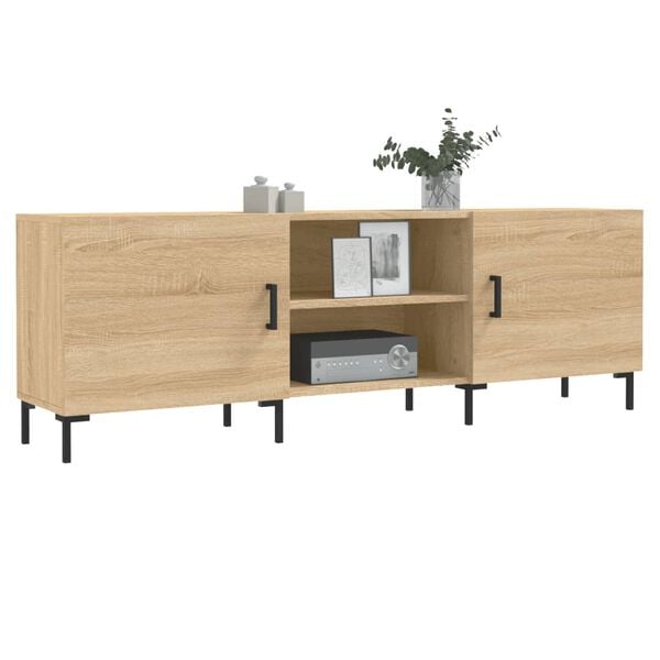 vidaXL Mueble para TV madera de ingenier&iacute;a roble Sonoma 150x30x50 cm