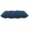 vidaXL Cojines para asiento 2 pcs Azul 40 x 40 x 6 cm tela