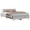 vidaXL Estructura de cama Gris Sonoma 193 x 123 x 25 cm