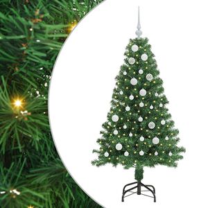 vidaXL &Aacute;rbol de Navidad artificial Verde 150 cm PVC y Acero y Pl&aacute;stico