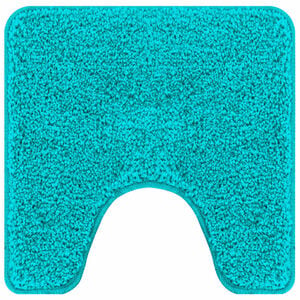 vidaXL Alfombra antideslizante para ba&ntilde;o con corte para inodoro