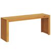 vidaXL Banco Aceite Natural 110 x 30 x 45 cm Madera de teca maciza