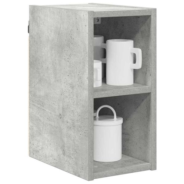 vidaXL Mueble colgante Gris Concreto 20 x 29,5 x 40 cm