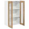 vidaXL Mueble colgante con puerta Roble artesanal 60 x 31 x 100 cm