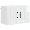 vidaXL Gabinetes de pared de cocina 2 pcs brillante 60 x 31 x 40 cm