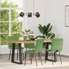 vidaXL Sillas de comedor 4 unidades terciopelo verde claro