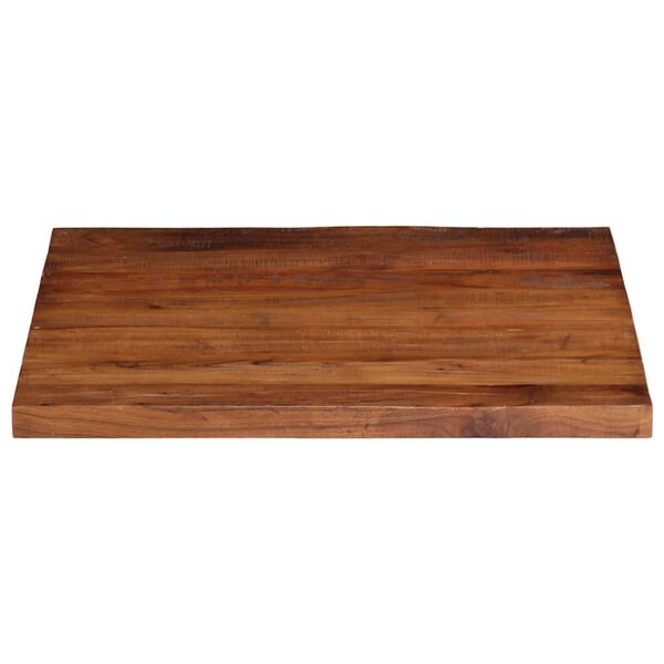 vidaXL Tablero de mesa cuadrado madera maciza reciclada 90x90x3,8 cm