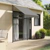 vidaXL Toldo retr&aacute;ctil de tela y acero gris antracita 150x150 cm
