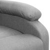 vidaXL Sillón de masaje elevable tela gris claro
