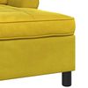 vidaXL Sill&oacute;n reclinable Amarillo 91 x 157 x 91 cm Terciopelo