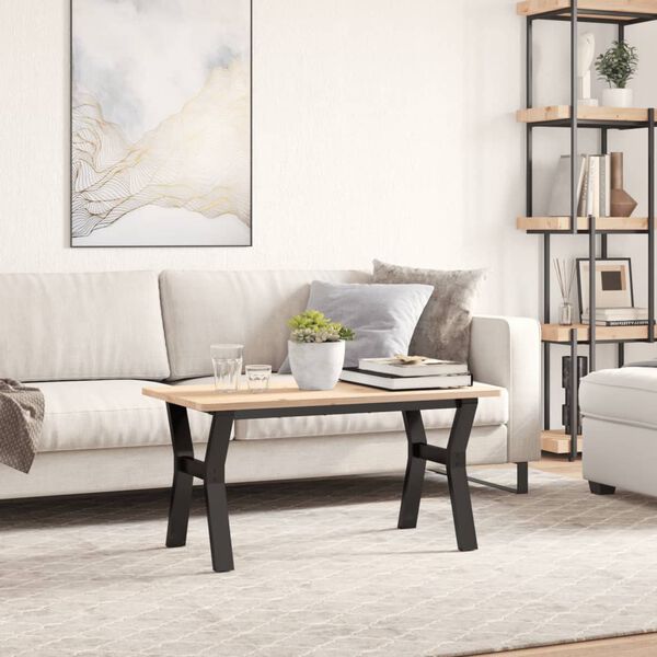 vidaXL Patas de mesa de centro estructura Y acero 80x40x43 cm