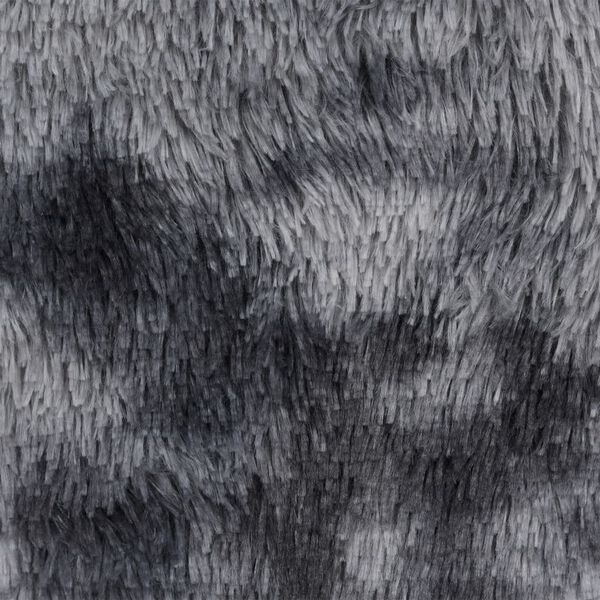 vidaXL Alfombra peluda gris antracita 230x160 cm