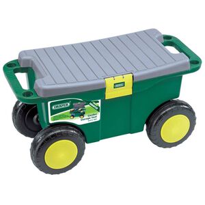 Draper Tools Carrito y asiento jardiner&iacute;a 56x27,2x30,4 cm verde 60852