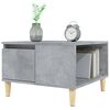 vidaXL Mesa de centro madera contrachapada gris Sonoma 55x55x36,5 cm