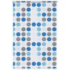 vidaXL Persiana enrollable de ducha c&iacute;rculos 140x240 cm