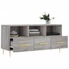 vidaXL Mueble de TV madera de ingeniería gris Sonoma 102x36x50 cm