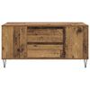 vidaXL Mesa de Caf&eacute; con caj&oacute;n Madera envejecida 102 x 44,5 x 50 cm