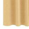 vidaXL Cortinas Opacas con Anillas 2 pcs Beige 140 x 140 cm Poliéster
