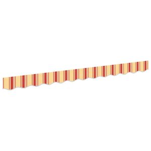 vidaXL Repuesto de volantes para toldo Amarillo y Naranja 2,5 m
