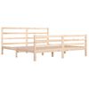 vidaXL Estructura de cama sin colch&oacute;n madera maciza de pino 200x200 cm