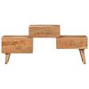 vidaXL Mueble para TV madera maciza de acacia 108x30x49 cm