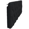 vidaXL Cabecero de cama acolchado tela negro 180 cm