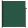 vidaXL Toldo lateral retráctil verde oscuro 220x500 cm