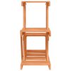 vidaXL Soporte para flores madera maciza de abeto 58x25x51 cm