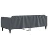vidaXL Sof&aacute; cama terciopelo gris oscuro 90x190 cm