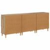 vidaXL Tableros Lateral 3 pcs Roble artesanal 60 x 35 x 70 cm