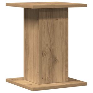 vidaXL Soportes altavoces 2 uds madera roble artesano 30x30x40 cm
