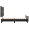 vidaXL Cama tipo Box Spring con cabecera Negro 160 x 200 cm Terciopelo
