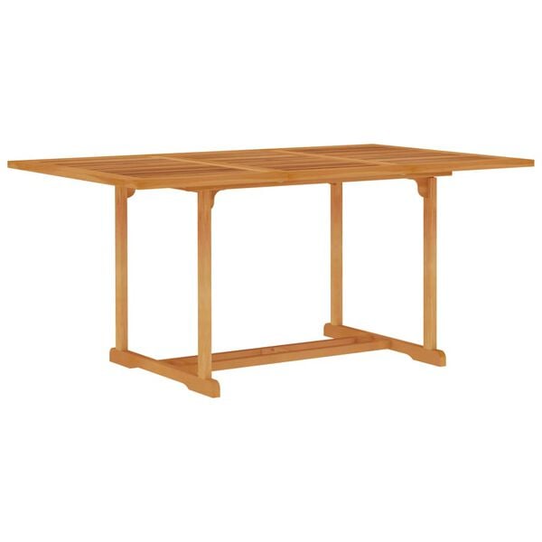 vidaXL Conjunto de comedor de jard&iacute;n 7 piezas madera maciza de teca