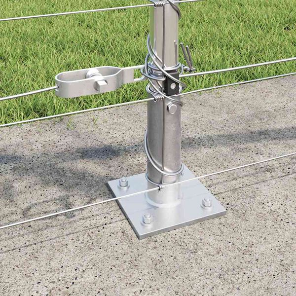 vidaXL Poste de Valla Galvanizado 25 x 0,8 m Acero