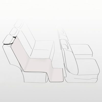 TRIXIE Funda de asiento coche para perros divisible beige 145x120 cm